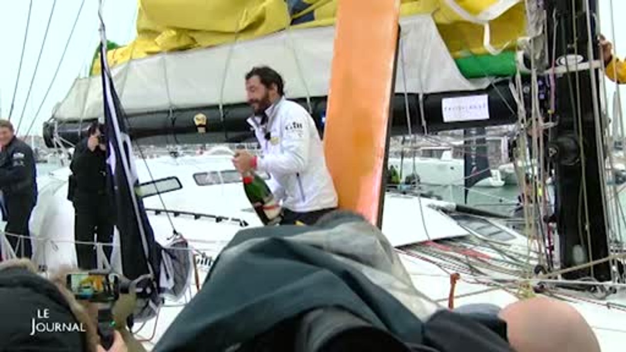 Vendée Globe : Louis Burton arrive après 87 jours en mer