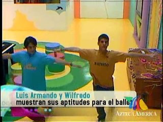 Luis Armando y Wilfredo bailan ballet