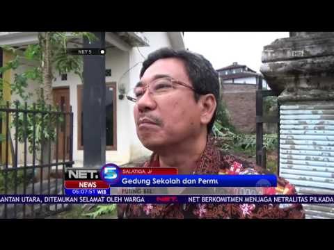 2 Bangunan Sekolah dan Ratusan Rumah Warga Salatiga Rusak Diterjang Angin Puting Beliung - NET5