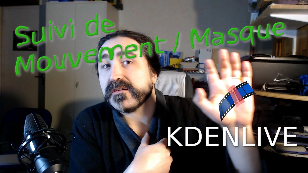 Kdenlive Tracking suivi objet, masque flou visage
