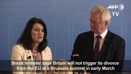 UK won't trigger Brexit at EU summit