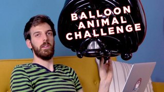 Balloon Animal Challenge: Darth Vader on the Toilet