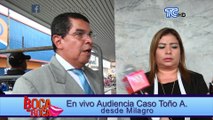 Abogada de Toño A. habla sobre el segundo día de audiencia