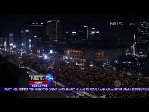 800 Ribu Warga Korea Selatan Rayakan Pemakzulan Presiden Park Geun Hye - NET24