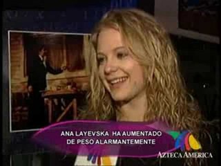 Ana Layevska está gordita