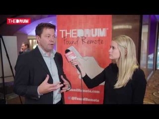 Jeff Gunderman with The Drum Found Remote at DPAA Video Everywhere 2015