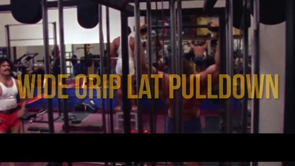 Arnold Schwarzenegger'in Sırt Antrenmanı