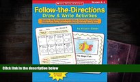 Audiobook  Follow-the-Directions Draw   Write Activities: Step-by-Step Directions and Writing