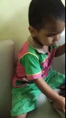 Cute Baby Selling Water Bolet