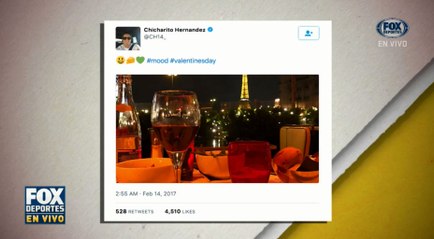 Chicharito celebra el Día de San Valentín
