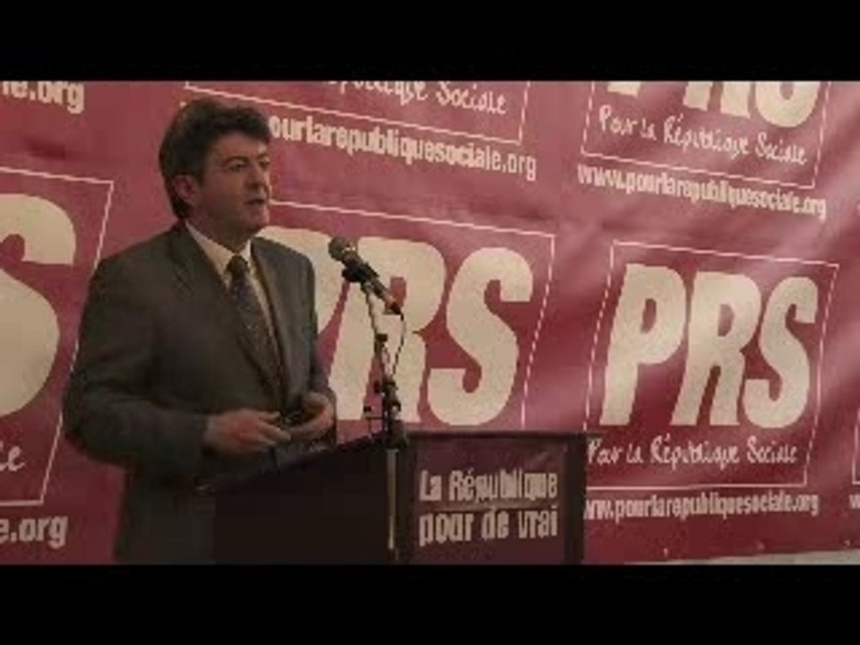 1/3 - JL Mélenchon - Pour une force nouvelle à gauche
