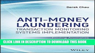 Read Online Anti-Money Laundering Transaction Monitoring Systems Implementation: Finding Anomalies