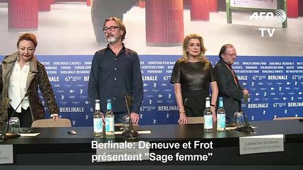 Berlinale: Deneuve et Frot présentent «Sage femme»
