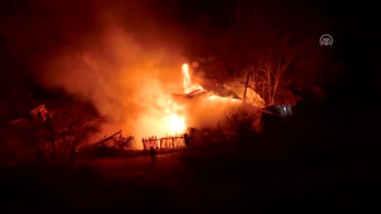 Alabalık Çiftliğinde Yangın