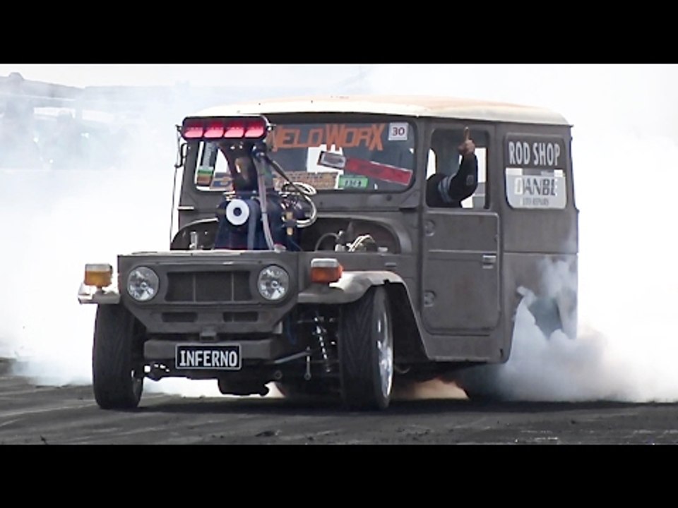 1500hp Toyota FJ40 DESTROYS Tires!?