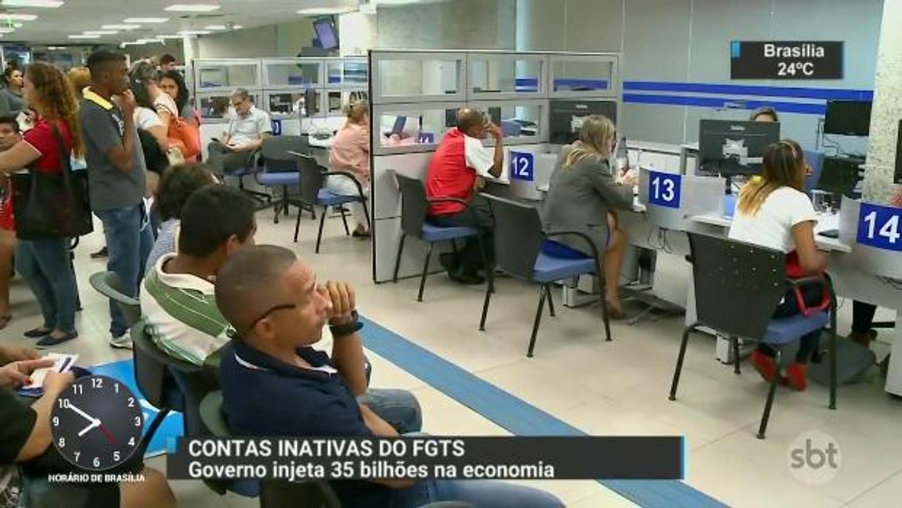 Prazo para saque de contas inativas do FGTS começa em 10 de março