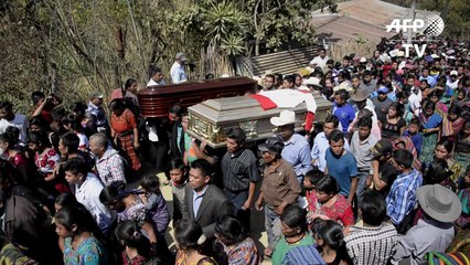 Sepultan a dos niños asesinados tras secuestro en Guatemala