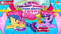 My Little Pony Baby Movie - Twilight Sparkle Gave Birth Twins - MLP Cartoon Baby Games
