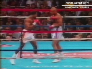 EVANDER HOLYFIELD vs GEORGE FOREMAN LUTA DE BOXE PELO TÍTULO DOS PESOS PESADOS REALIZADA EM 19-04-1991