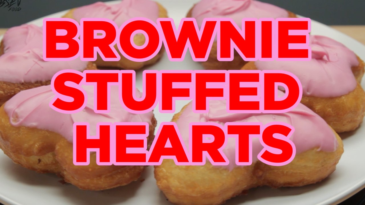 How To Make Brownie Stuffed Hearts - Full Recipe