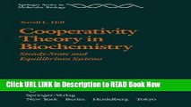 eBook Download Cooperativity Theory in Biochemistry: Steady-State and Equilibrium Systems
