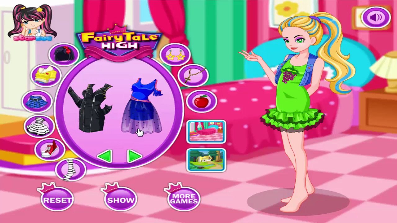 Fairy Tale High Teen Snow White- Fun Online Fashion Dress Up Games for Girls Kids