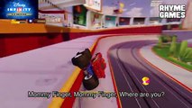 Disney Cars Monster Truck Lightning McQueen Stunt Show - Daddy Finger Nursery Rhyme Children Songs