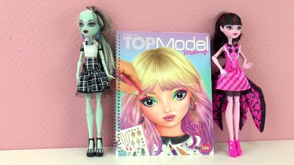 Top Modèle Monster High MAKE-UP Challenge _ FRANKIE STEIN VS DRACULAURA-Fh2VUaUWjhs