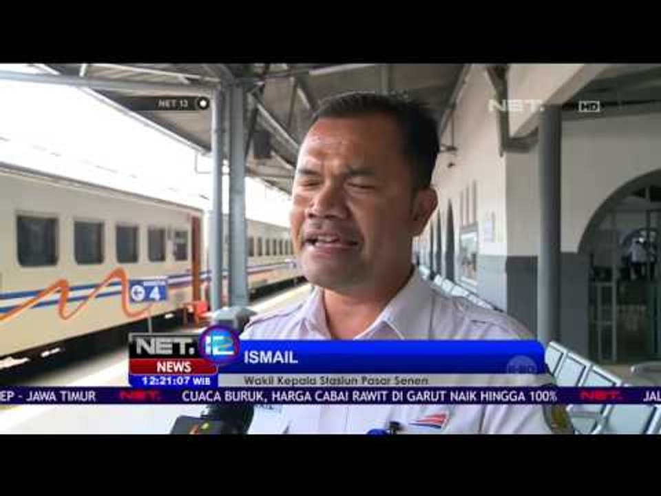Tiket Kereta di Stasiun Pasar Senen Habis - NET 12