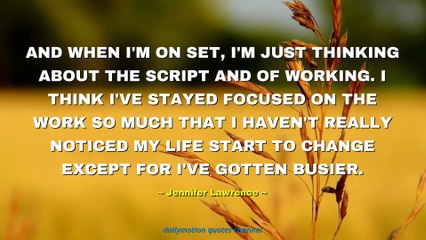 Jennifer Lawrence Quotes #1