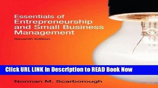 [Popular Books] Essentials of Entrepreneurship and Small Business Management (7th Edition) Book