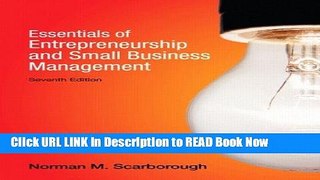 [Popular Books] Essentials of Entrepreneurship and Small Business Management (7th Edition) FULL