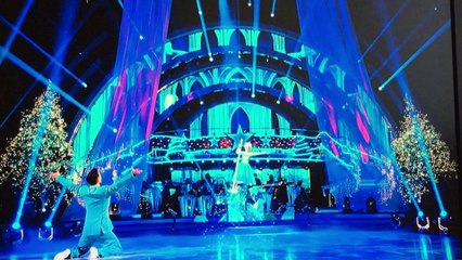strictly come dancing Christmas special 2016 frankie bridge dance to frozen