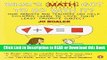 PDF [FREE] DOWNLOAD What s Math Got to Do with It?: How Parents and Teachers Can Help Children