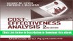 EPUB Download Cost-Effectiveness Analysis: Methods and Applications (New Perspectives on