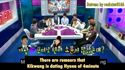 Kikwang on dating rumours with Hyuna (resubbed)