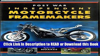 Books Post War Independent Motorcycle Framemakers Free Books