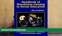PDF [DOWNLOAD] Handbook of Simulation Gaming in Social Education / Constitution Today Ron