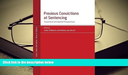 Kindle eBooks  Previous Convictions at Sentencing: Theoretical and Applied Perspectives (Studies