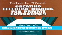 [PDF] Creating Effective Boards for Private Enterprises: Meeting the Challenges of Continuity and