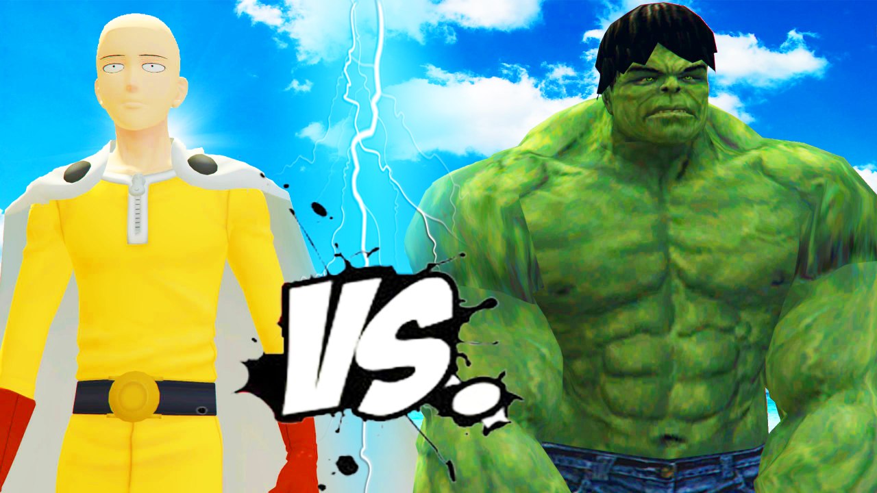 THE INCREDIBLE HULK VS SAITAMA (One-Punch Man)
