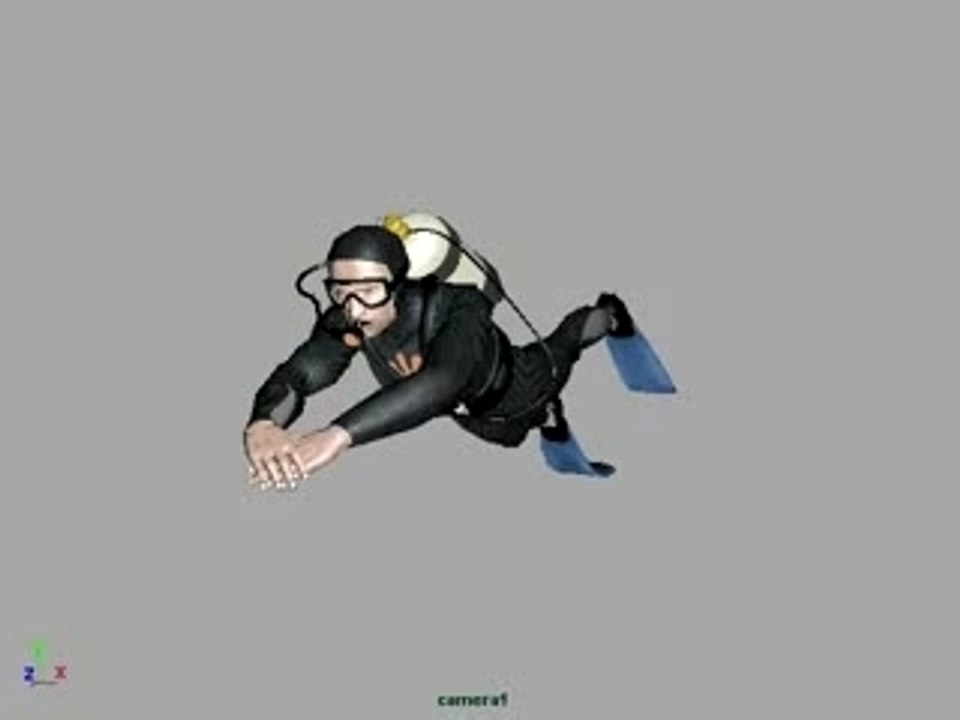 Animation plongeur