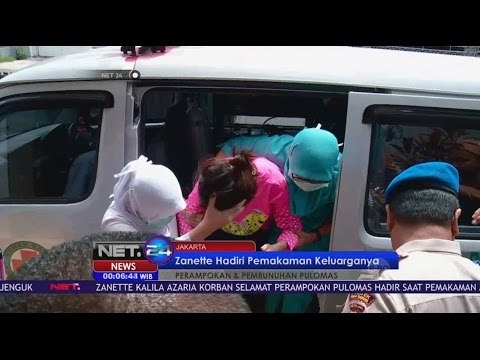 Zanette Korban Selamat Perampokan di Pulomas Hadiri Pemakaman Anggota Keluarganya - NET 24
