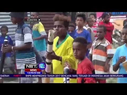 Perang Meriam Jadi Tradisi Anak-Anak Untuk Mengisi Libur Natal di Sorong Papua Barat NET 12