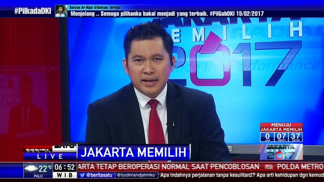 Penjagaan di TPS Tempat Ahok Mencoblos Tidak Terlalu Ketat