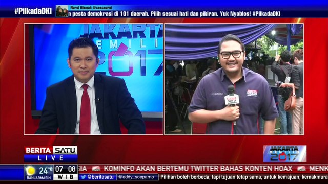 TPS 6 Tempat AHY Mencoblos Bernuasan Biru