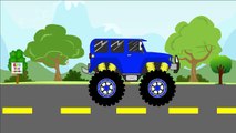 Aprender los Colores con Monster Trucks | Camiones Monstruo de los Colores de la Canción para que los Niños | The Kiboomers