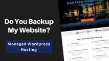 Wordpress Hosting FAQ - Do You Backup My Website?