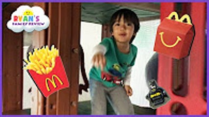 McDonald's Indoor Playground for Kids Happy Meal Lego Batman Surprise Toy Hunt V