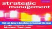 DOWNLOAD Strategic Management: Process, Content, and Implementation Online PDF